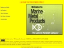 Website Snapshot of Marine Metal Products Co.