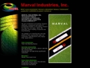 Website Snapshot of Marval Industries, Inc.