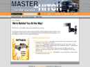 Website Snapshot of MASTER HITCH, INC