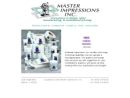 Website Snapshot of Master Impressions, Inc.