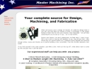Website Snapshot of Master Machining, Inc.
