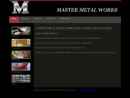 Website Snapshot of Master Metal Works, LLC