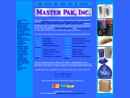 Website Snapshot of MASTER PAK INC