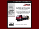 Website Snapshot of Matern Metal Works, Inc.