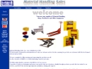 Website Snapshot of Material Handling Sales, Inc
