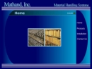 Website Snapshot of Material Handling Installers