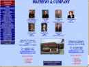 Website Snapshot of Mathews & Co., Ltd.