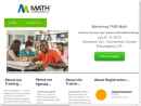 Website Snapshot of MATH FOUNDATIONS, LLC