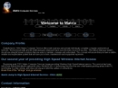 Website Snapshot of MATRIX COMPUTER