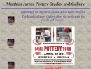 Website Snapshot of Matthias Pottery Studio Gallery