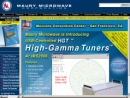 Website Snapshot of Maury Microwave Corp.