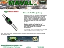 Website Snapshot of Maval Mfg., Inc.