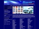 Website Snapshot of Maxair
