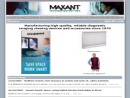 Website Snapshot of Maxant Corp.