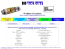 Website Snapshot of Maxbar, Inc./Walther Prazision