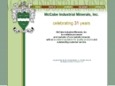 Website Snapshot of McCabe Industrial Minerals, Inc. (HQ)
