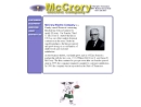 Website Snapshot of MCCRORY ELECTRIC COMPANY INC.