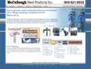 Website Snapshot of MC CULLOUGH STEEL PRODUCTS INC
