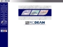 Website Snapshot of M.C. DEAN INC