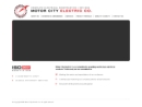 Website Snapshot of Motor City Electric Techs