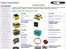 Website Snapshot of Magnetic Circuit Elements, Inc.