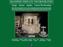 Website Snapshot of McGowen Display Fixtures & Custom Woodwork