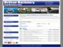 Website Snapshot of Mckean Machinery Sales