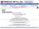 Website Snapshot of McKelvey Oil Co.