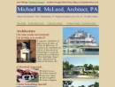 Website Snapshot of MICHAEL R. MCLEOD, ARCHITECT, PA