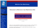 Website Snapshot of Melvina Can Machinery