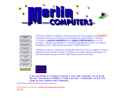 Website Snapshot of Merlin Computers