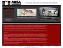 Website Snapshot of MESA ELECTRONICS, INC.