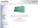 Website Snapshot of MESA MACHINERY SALES, INC.