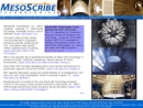 Website Snapshot of MESOSCRIBE TECHNOLOGIES