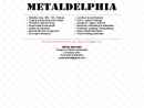 Website Snapshot of Metaldelphia