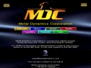 Website Snapshot of Metal Dynamics Corp.