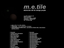 Website Snapshot of M E Tile Co Inc