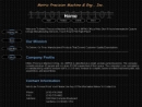 Website Snapshot of METRIC PRECISION MACHINE