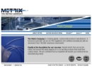 Website Snapshot of Metrix Co.