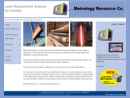 Website Snapshot of Metrology Resource Co.