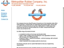 Website Snapshot of Metropolitan Rubber Co.