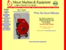 Website Snapshot of Meyer Machine & Equipment