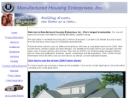 Website Snapshot of Manufactured Housing Enterprises, Inc.