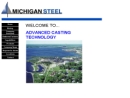 Website Snapshot of Michigan Steel, Inc.