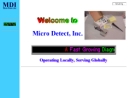 Website Snapshot of Micro Detect, Inc.