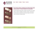 Website Snapshot of Micro Abrasives Corp.