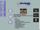 Website Snapshot of Micro Machine Co., Inc.