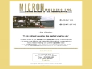 Website Snapshot of Micron Molding, Inc.