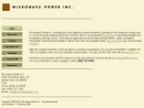 Website Snapshot of MICROWAVE POWER INC.