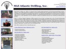 Website Snapshot of Mid-Atlantic Drilling, Inc.